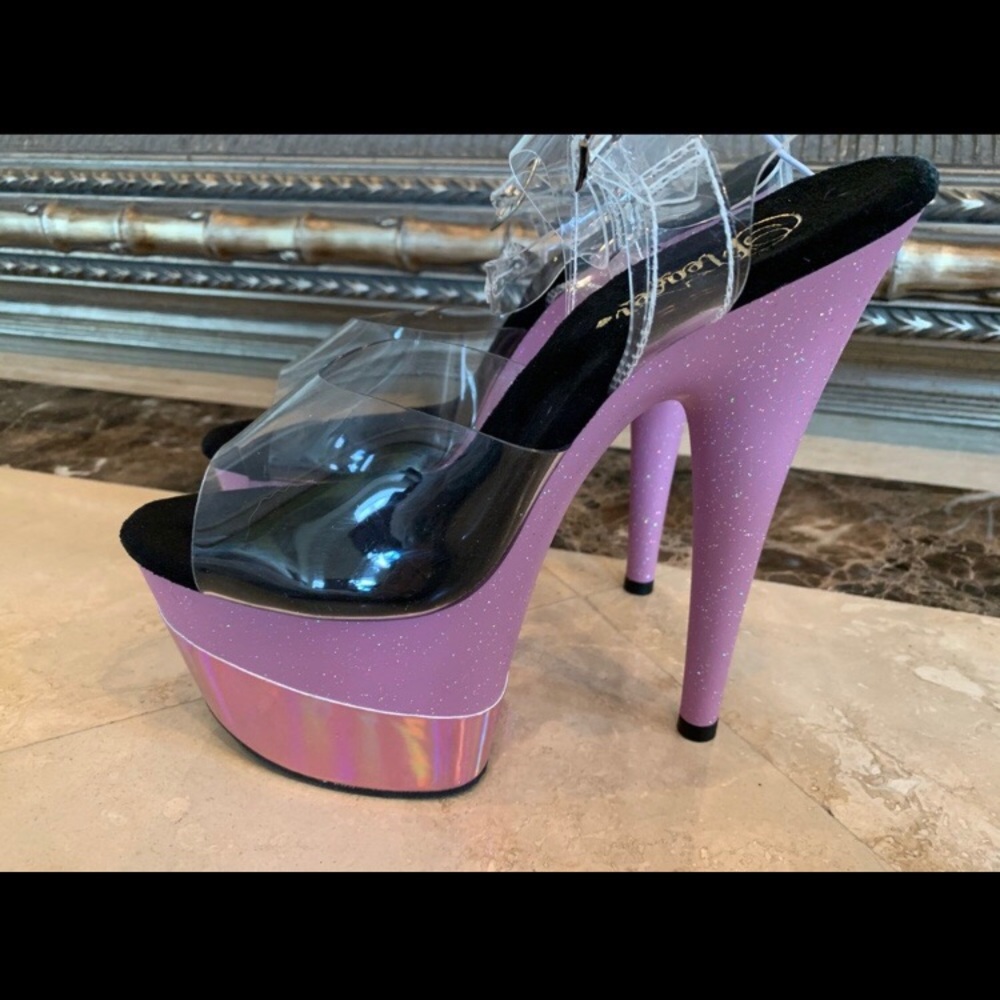 New Pink Pleaser Heels size 8